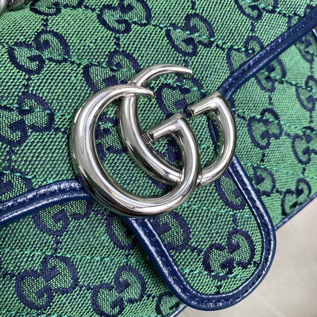 Gucci Marmont GG Matelasse Leather Mini Shoulder Bag Replica 446744