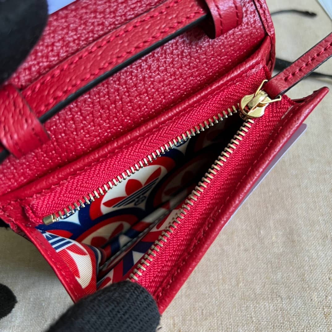 Adidas x Gucci Card Case With Horsebit 702248 Replica Crossbody Bag