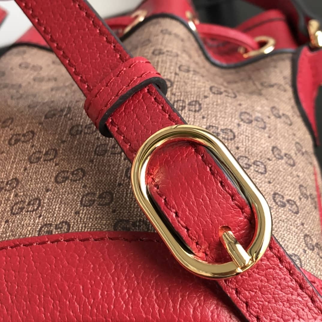 Gucci X Doraemon Mini Bucket Bag Replica 647801