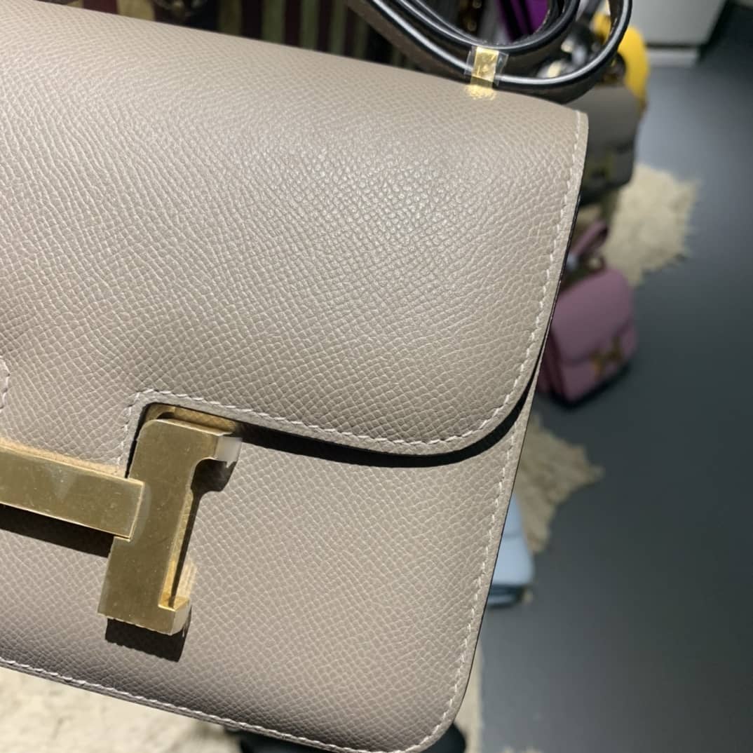 Hermes Replica Constance Bag 18CM Epsom Leather