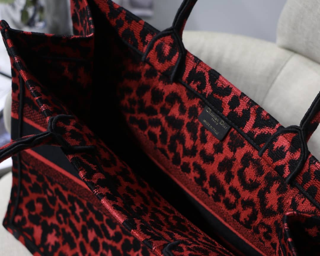 Christian Dior CD Book Embroidery Replica Tote