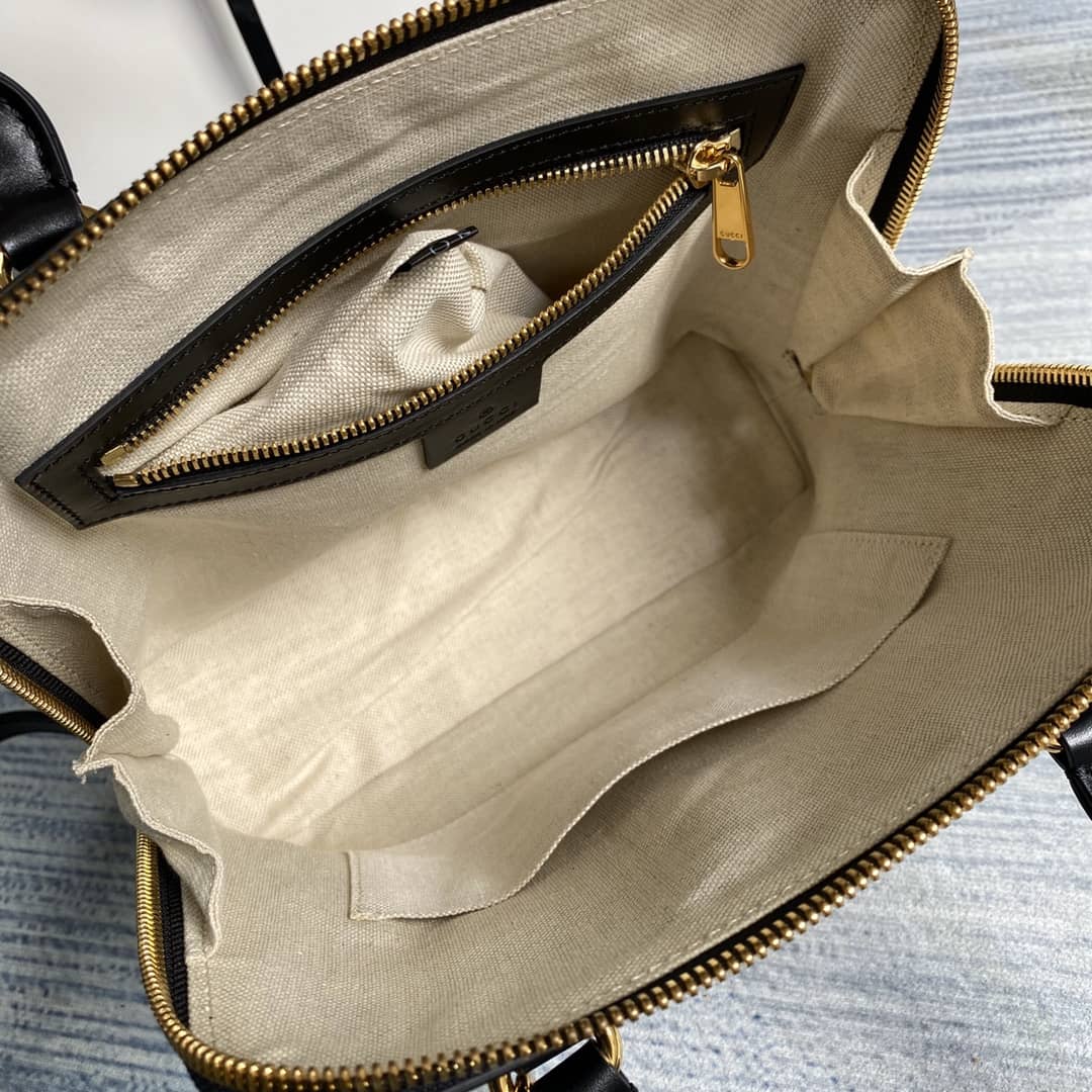 Gucci 1955 Horsebit Polkadot Handle Bag Replica 621220