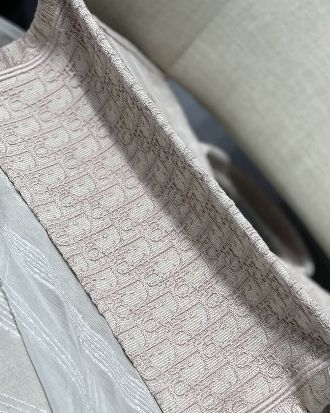 Christian Dior CD Book Embroidery Replica Tote