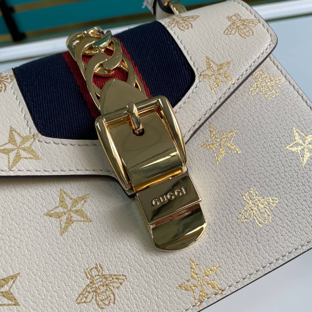 Gucci Womens Sylvie Leather Mini Bag Replica 470270