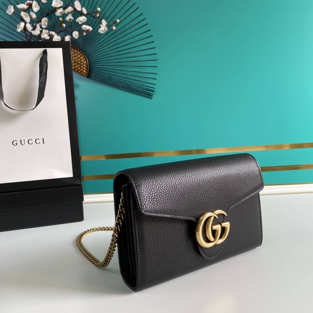 Gucci GG Marmont Shoulder Bag Chain Wallet Replica 401232