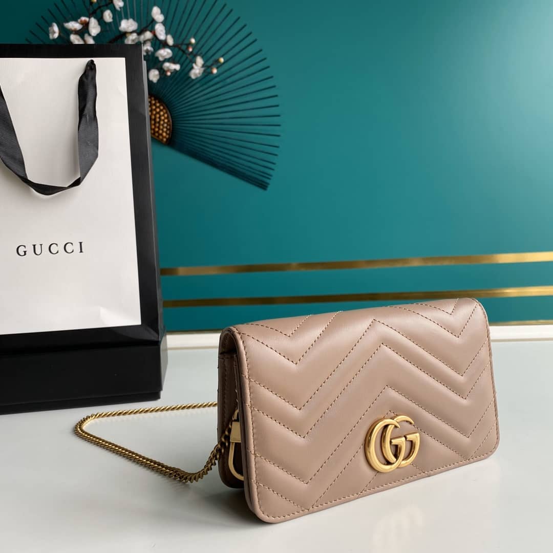 Gucci Crossbody Dupe Marmont GG Matelassé 488426