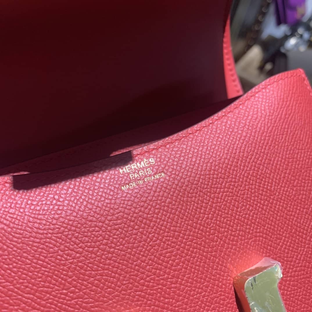 Hermes Birkin Replica Constance Bag 18CM Epsom Leather