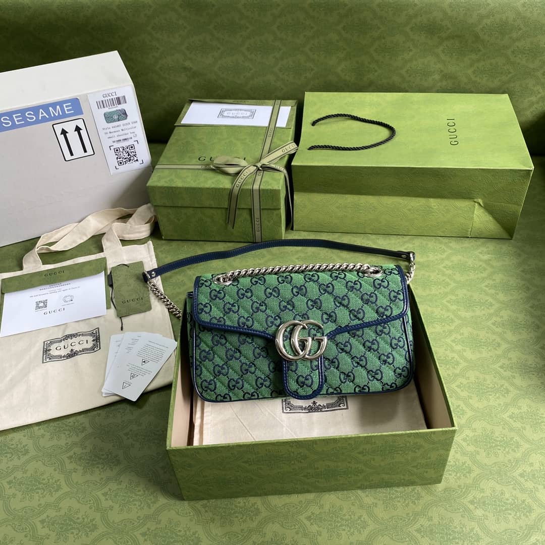 Gucci Marmont GG Small matelassé Shoulder Bag Replica 443497