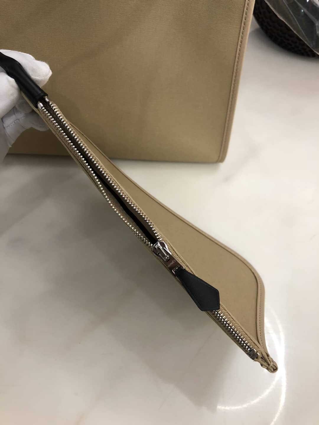 Hermes Bag Replica 31 Canvas Leather  HerBag