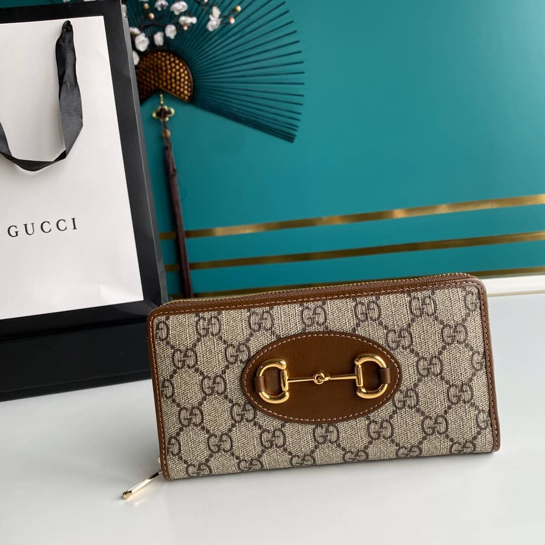 Gucci Horsebit Bag Dupe 1955 Zip Around Wallet 621889 Replica