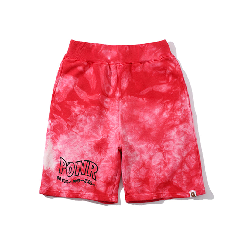 BAPE Shorts Shark Tie Dye Pants HDCP8663
