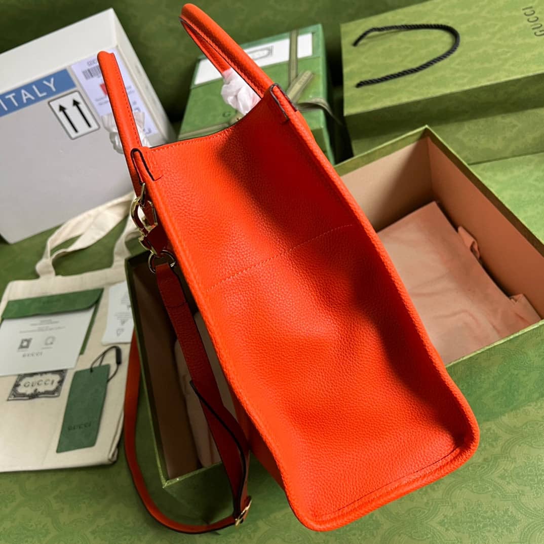 Gucci Small Leather Tote With Gucci Logo 674822 Replica Bag