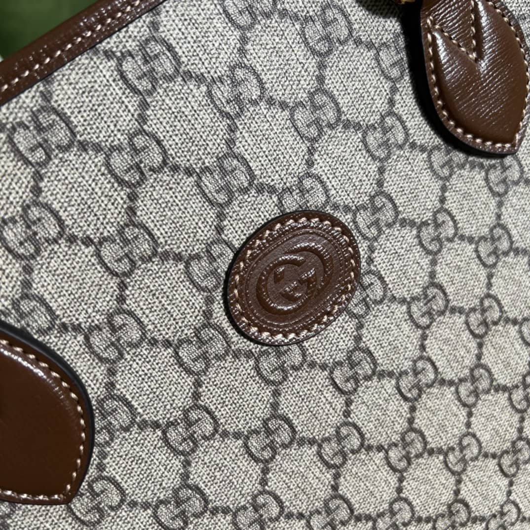 Gucci GG Supreme Canvas Mens Briefcase Replica 674143