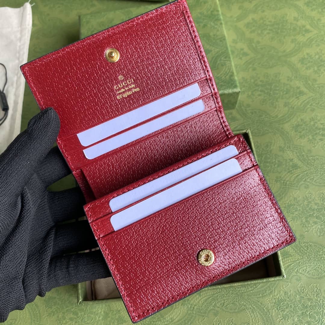 Gucci x Doraemon GG Supreme Mini Folded Wallet Replica 647788