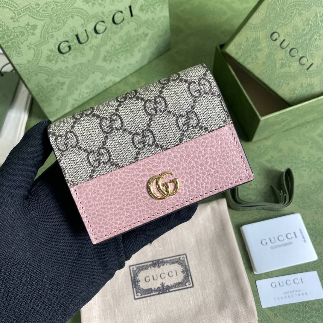 Gucci Marmont GG Card Case Wallet Replica 658610