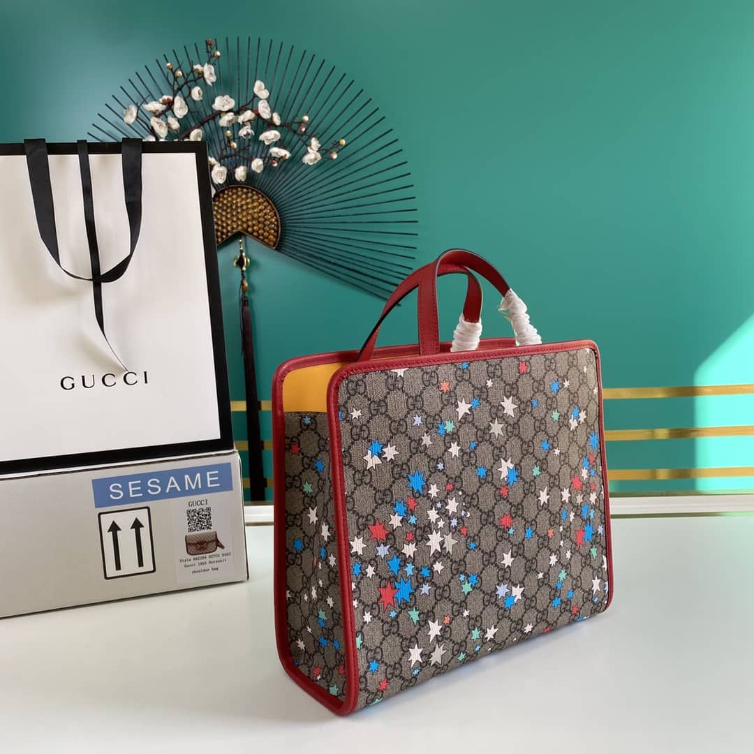 Gucci GG Printed Multicolor Kids Girl Tote Replica 605614