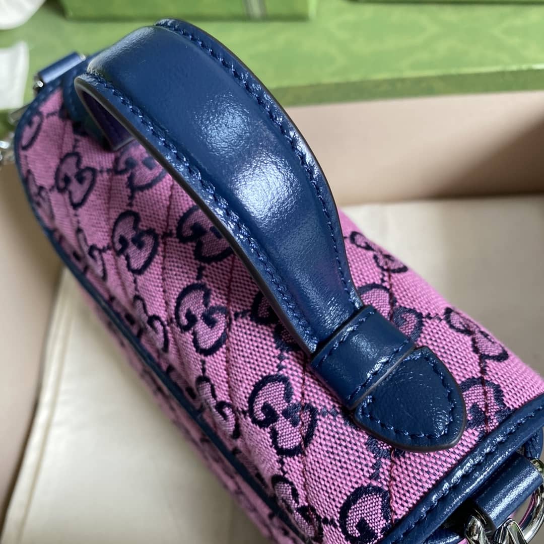Gucci Marmont GG Mini Top Handle Bag Replica 583571