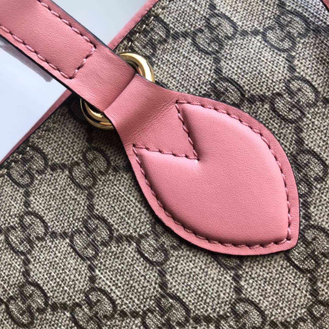 Gucci Soft GG Supreme Baby Changing Bag Replica Pink 457356