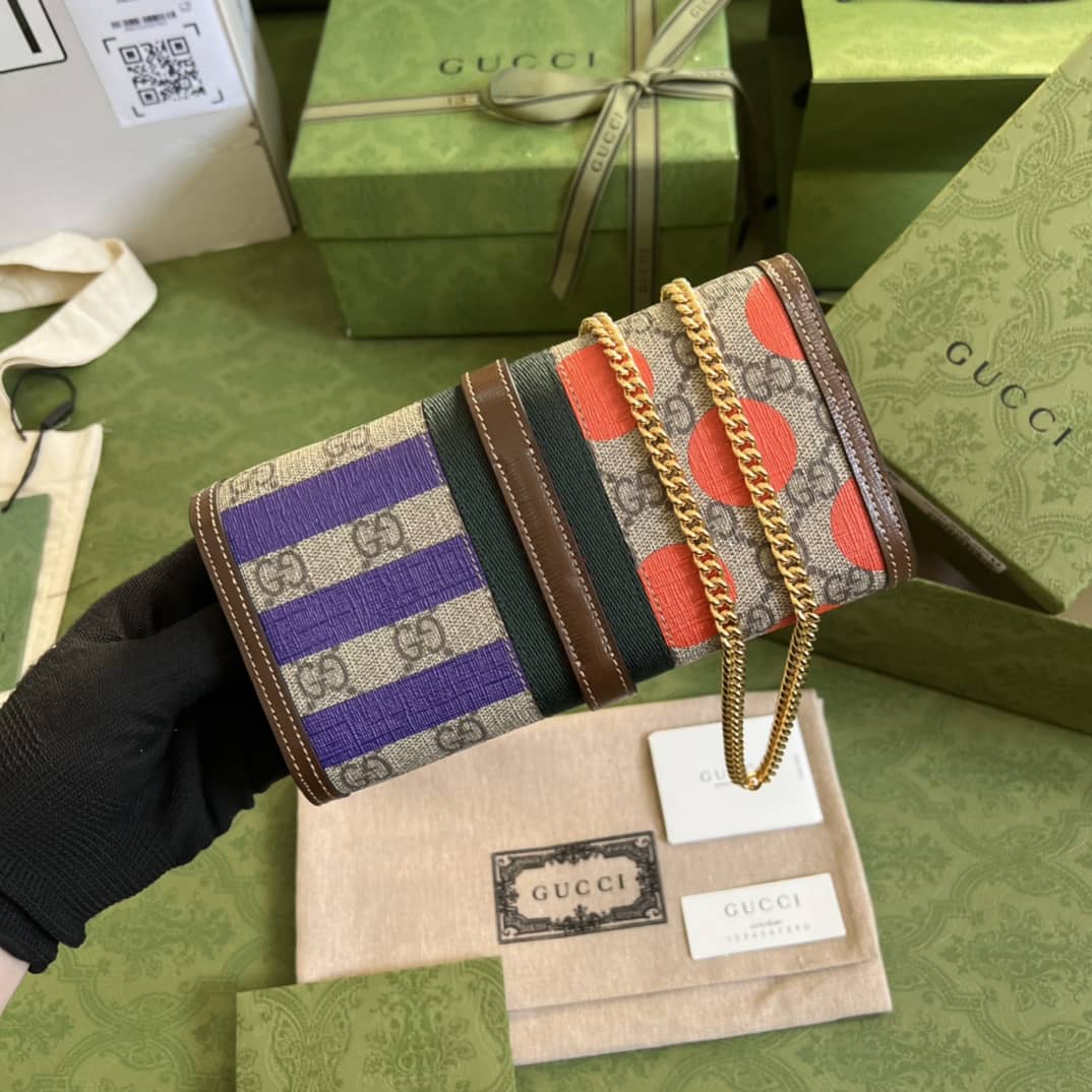 Gucci Jackie 1961 Shoulder Bag Chain Wallet Replica 652681