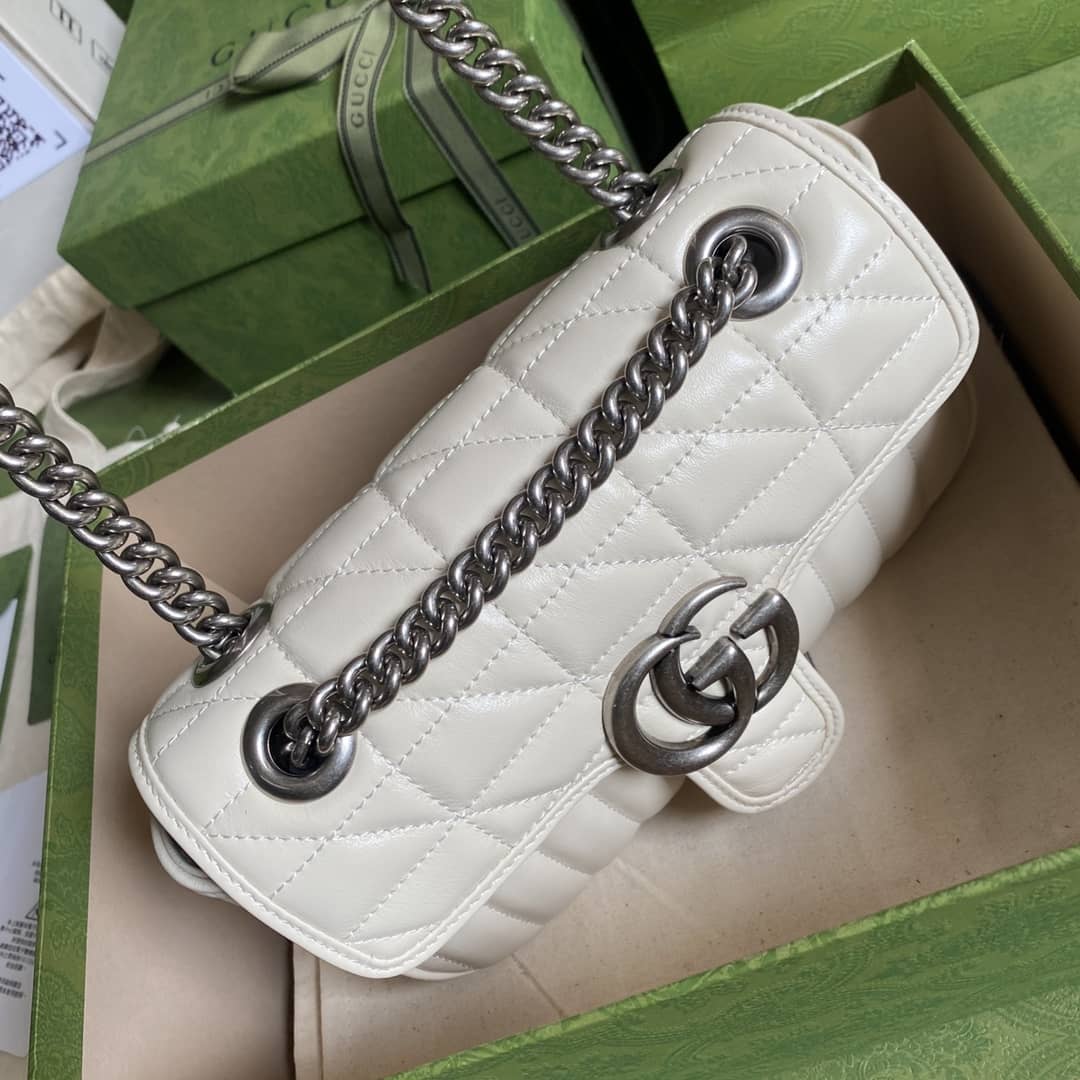 Gucci Marmont GG Matelasse Leather Mini Shoulder Bag Replica 446744