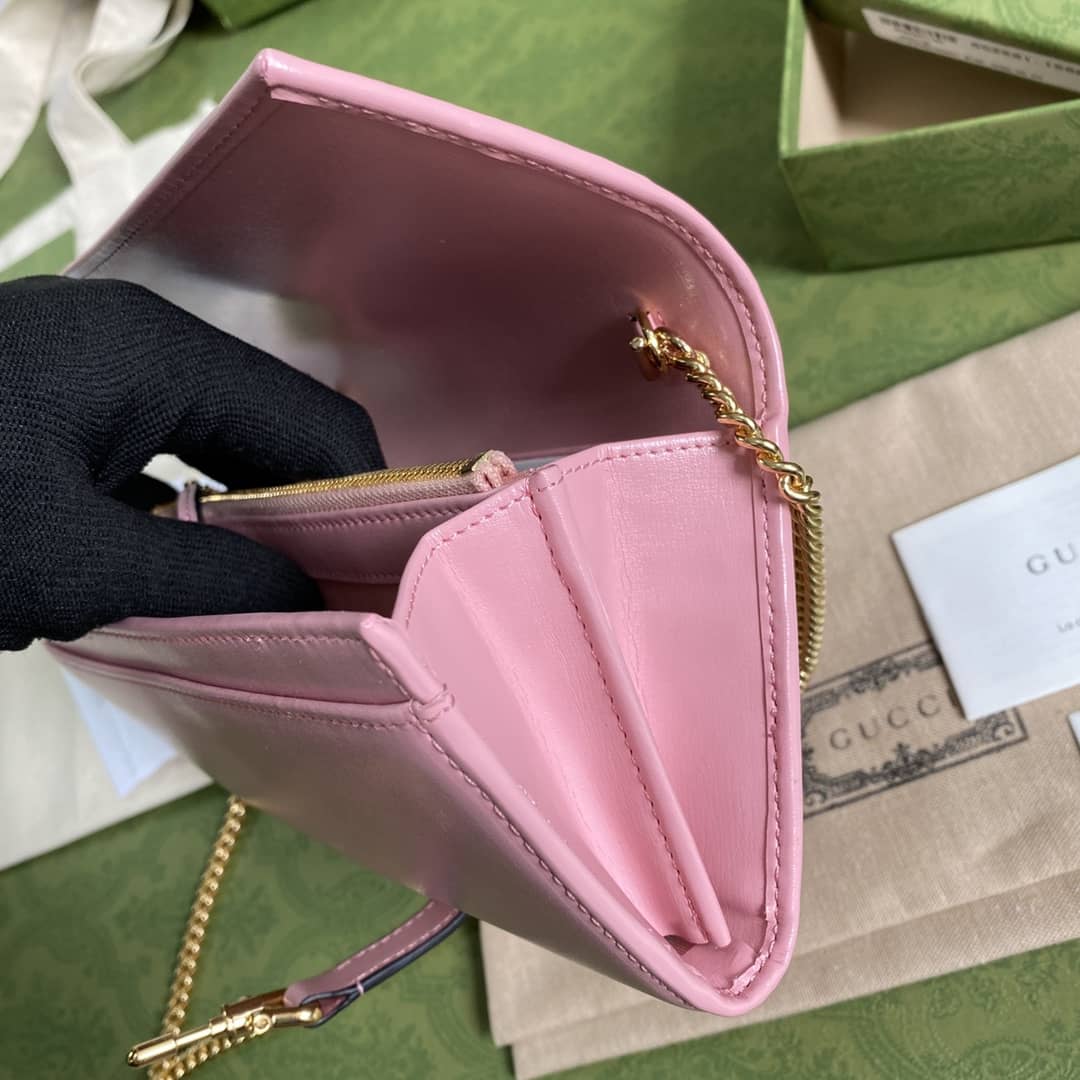 Gucci Jackie 1961 Shoulder Bag Chain Wallet Replica 652681