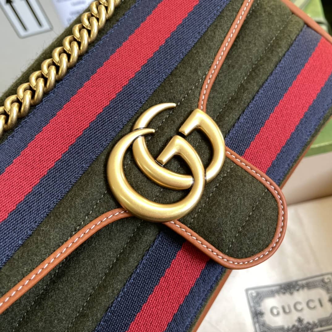 Gucci Marmont GG Small matelassé Shoulder Bag Replica 443497