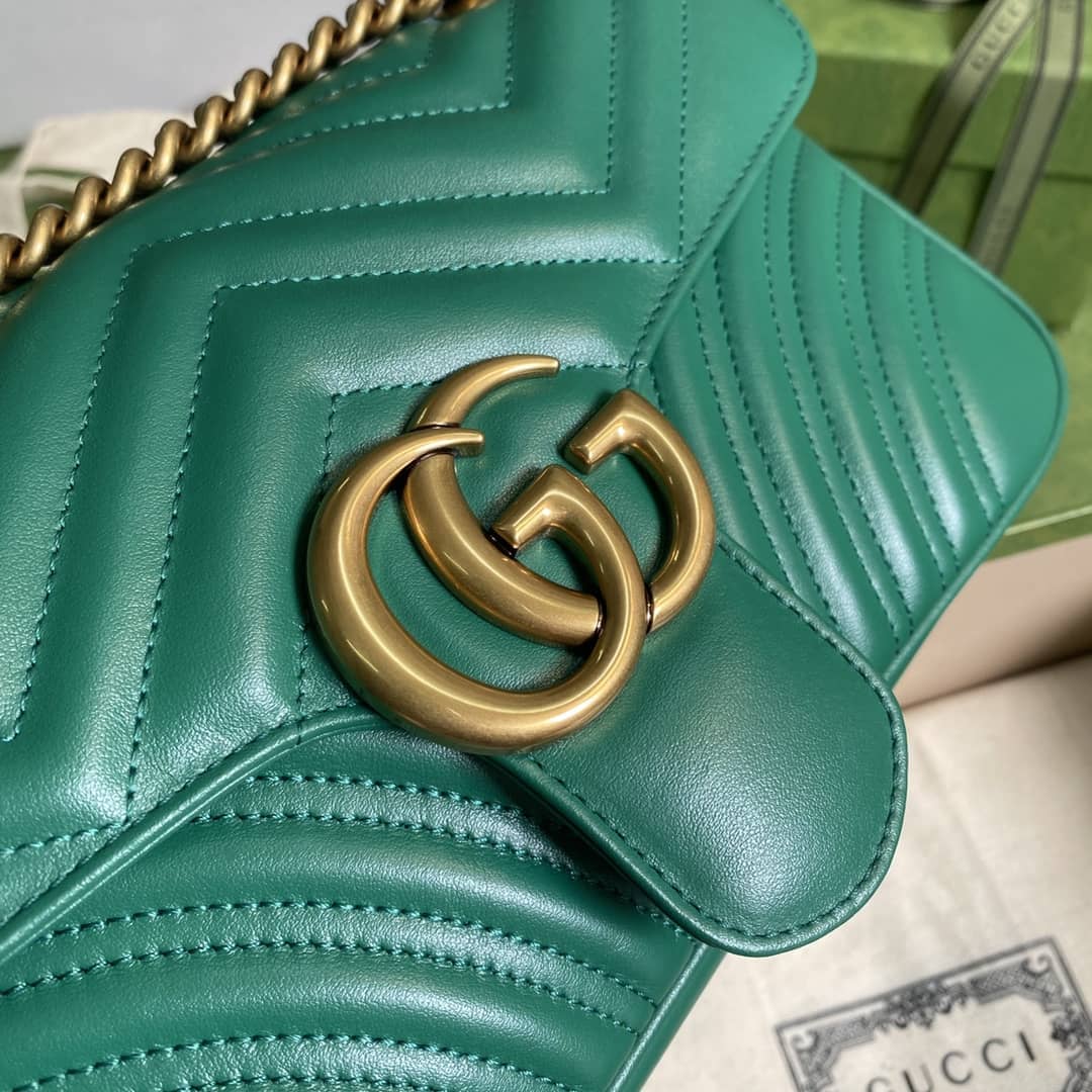 Gucci GG Marmont Small Matelassé Leather 443497 Replica Crossbody Bag