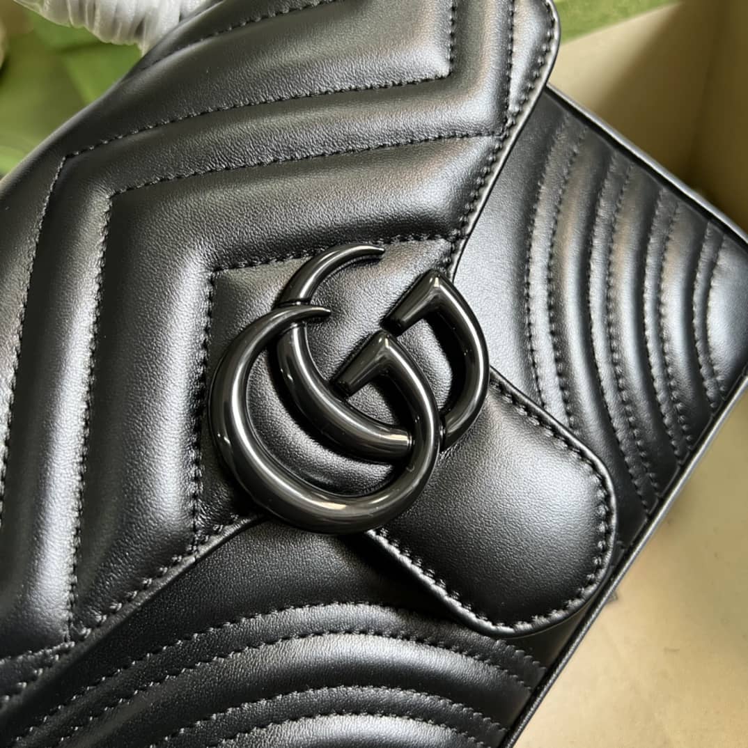 Gucci GG Marmont Mini Top Handle Crossbody Bag 702563 Replica