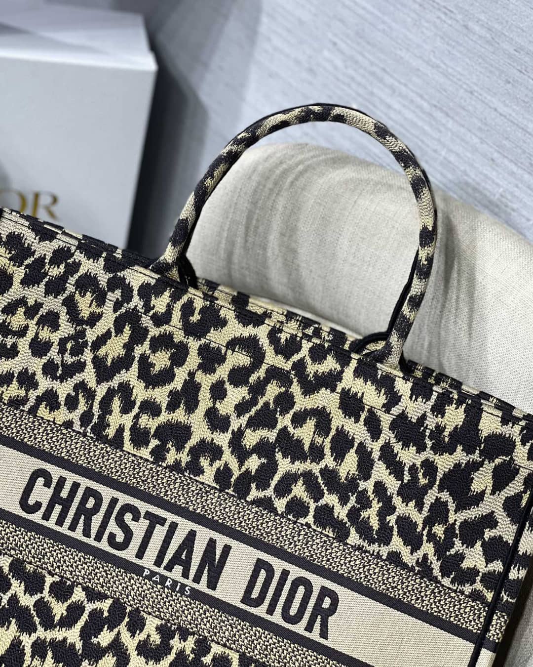 Christian Dior Tote Bag Dupe CD Book Embroidery