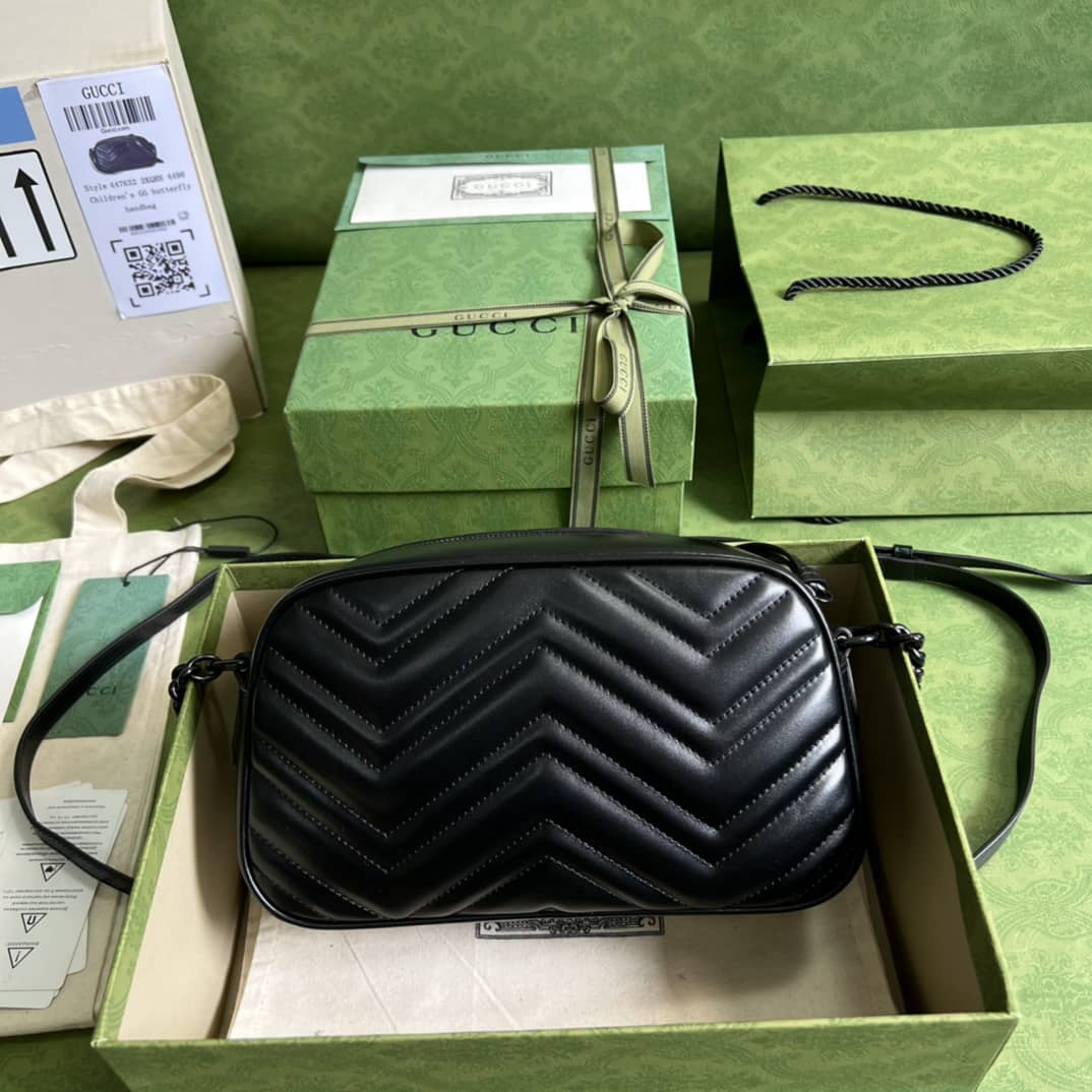 Gucci Crossbody Dupe GG Marmont Small Matelasse Leather 447632