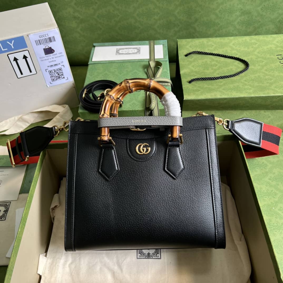 Gucci Diana Small Tote Black 702721 Replica Bag