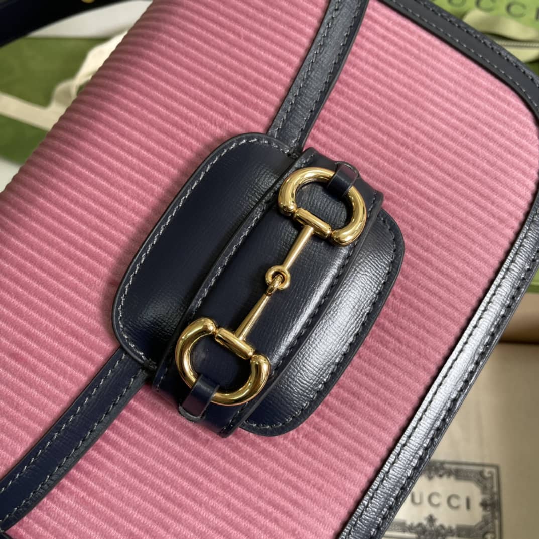 Gucci 1955 Horsebit Supreme Shoulder Bag Replica 602204