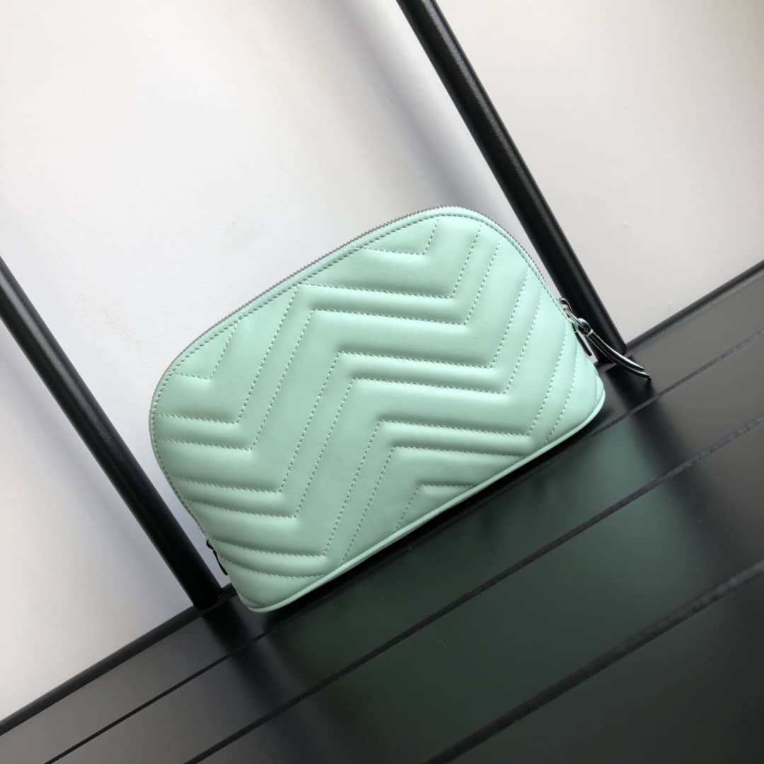 Gucci GG Marmont Quilted Vanity Bag Replica Green 625690