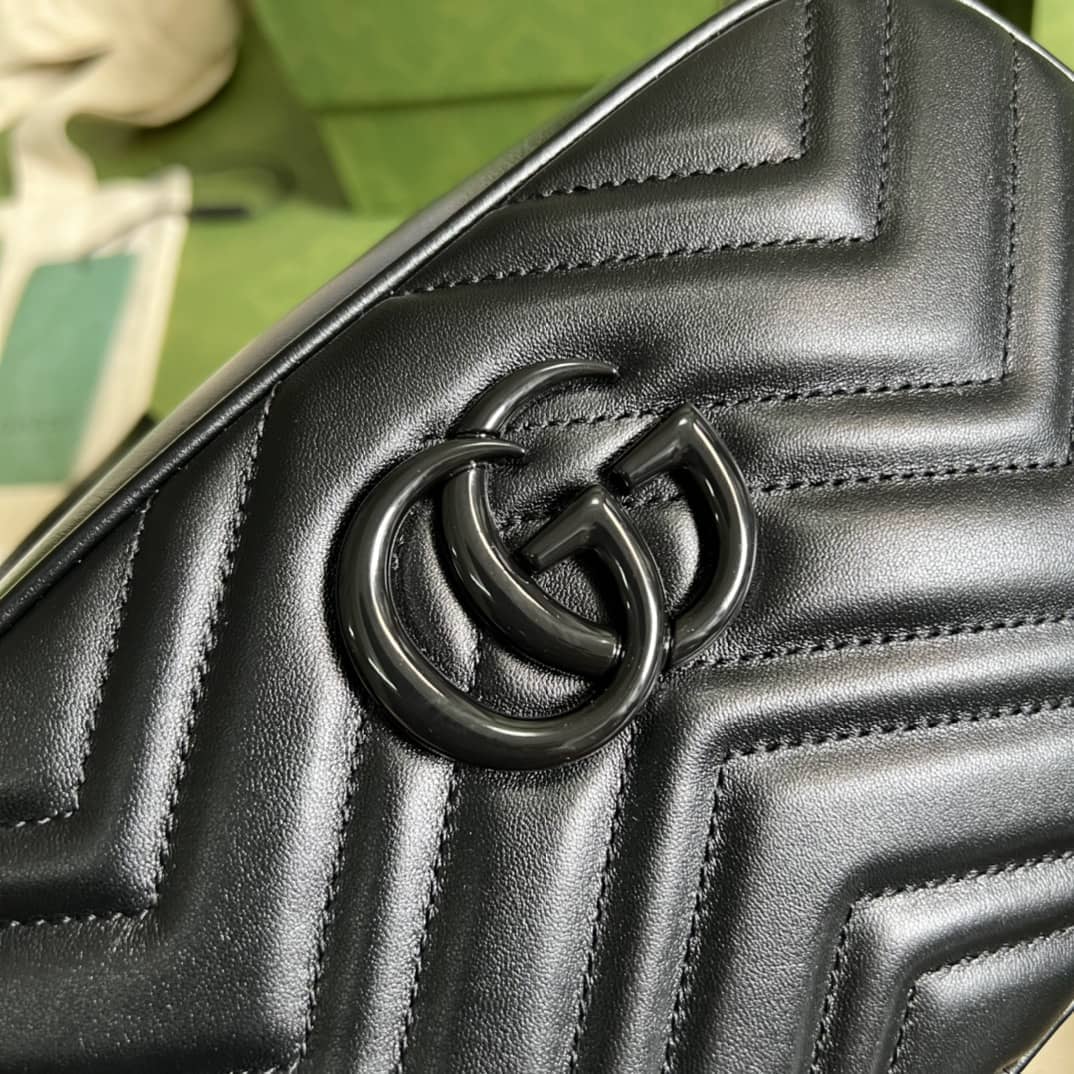 Gucci Crossbody Dupe GG Marmont Small Matelasse Leather 447632