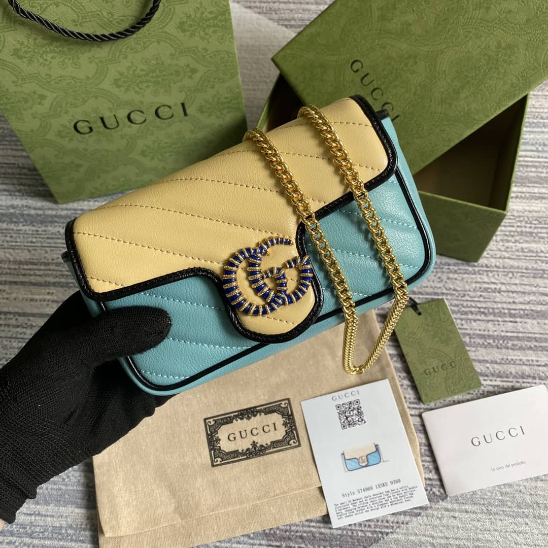 Gucci Marmont GG Mini Chain Shoulder Bag Replica 574969