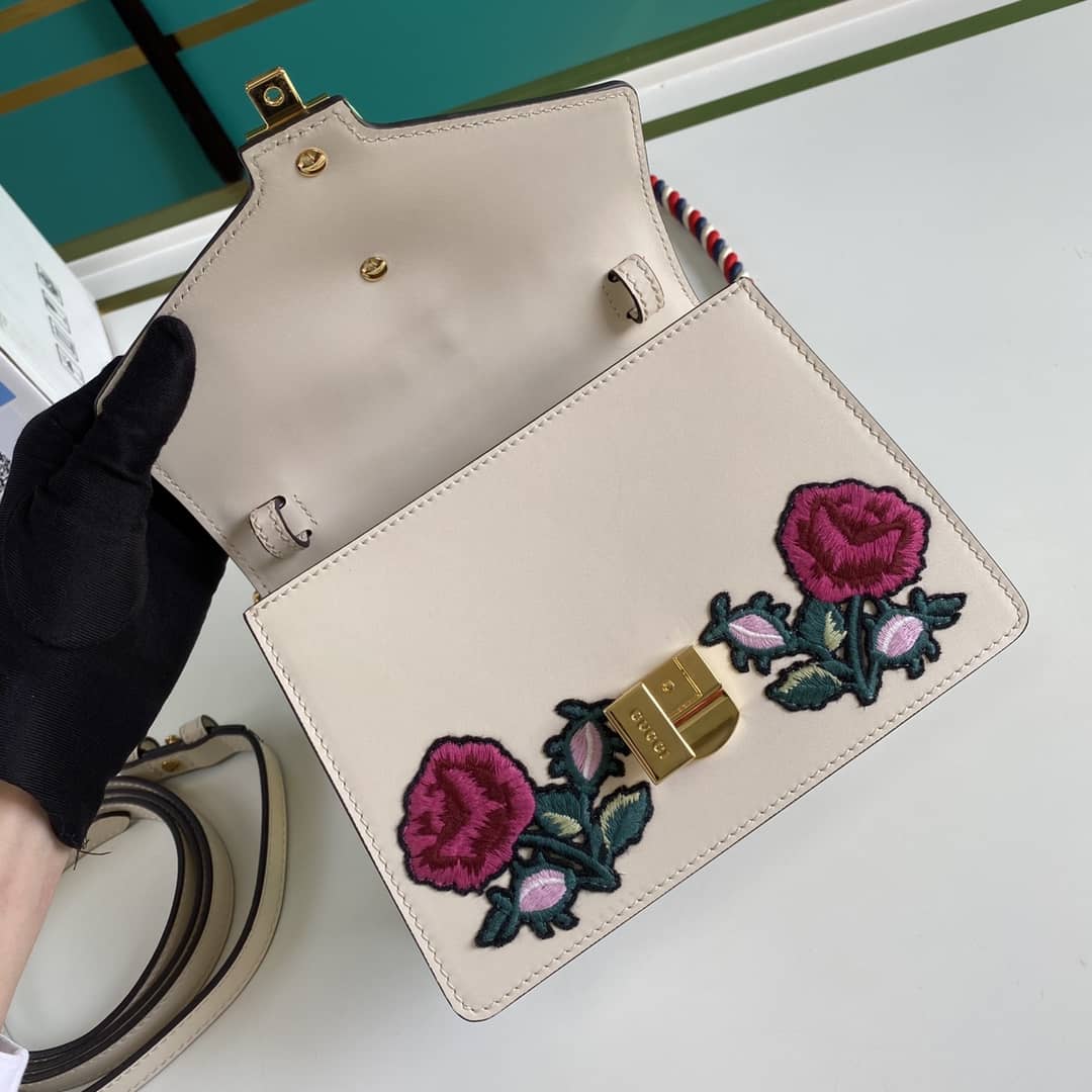 Gucci Womens Sylvie Leather Mini Bag Replica 470270