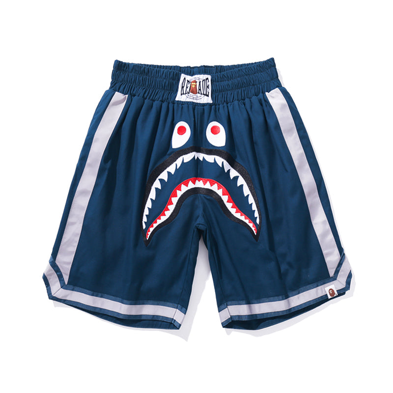 BAPE x ReadyMade Shorts Shark Blue Green Pants HDCP8712