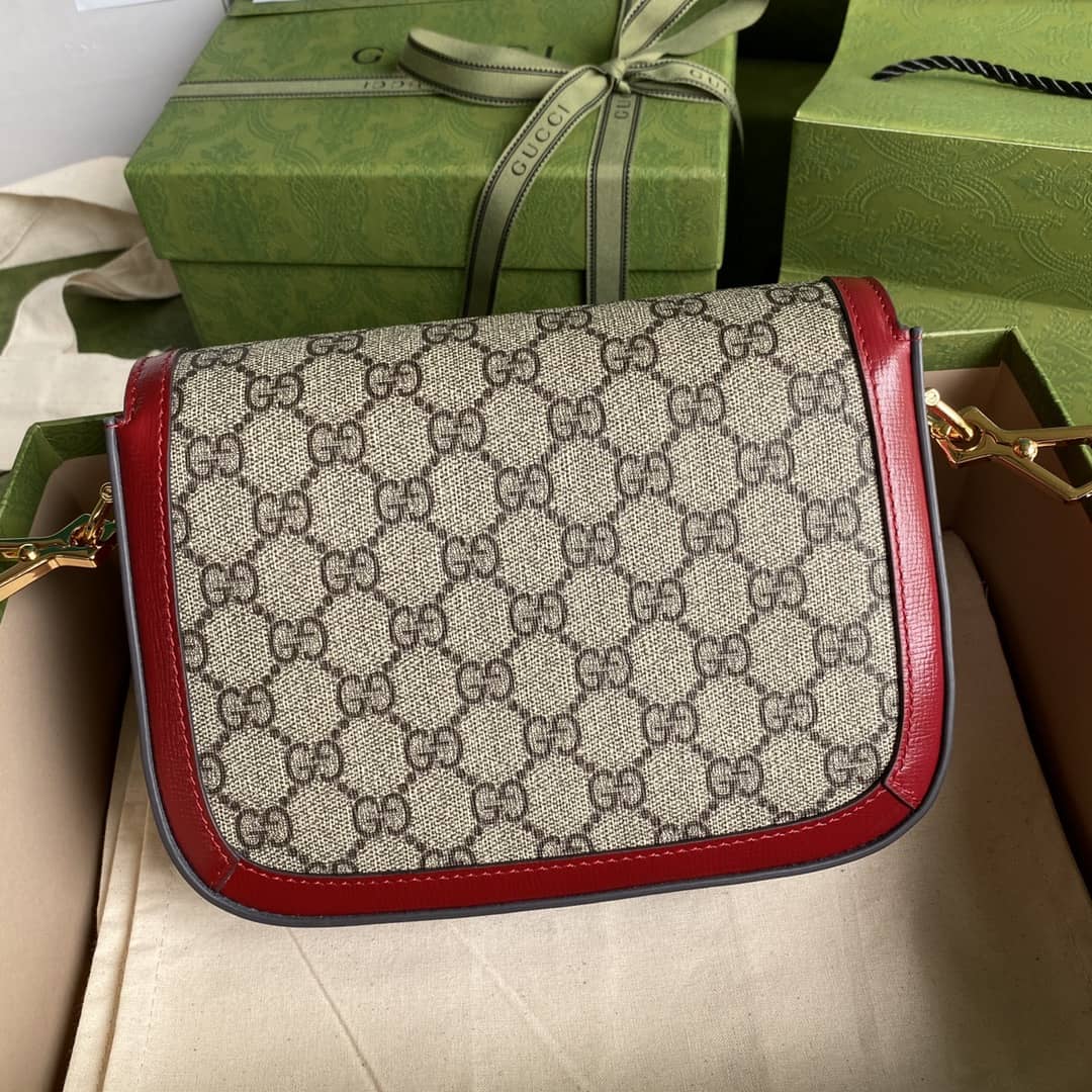 Gucci 1955 Horsebit Supreme GG Canvas Mini Shoulder Bag Replica 658574