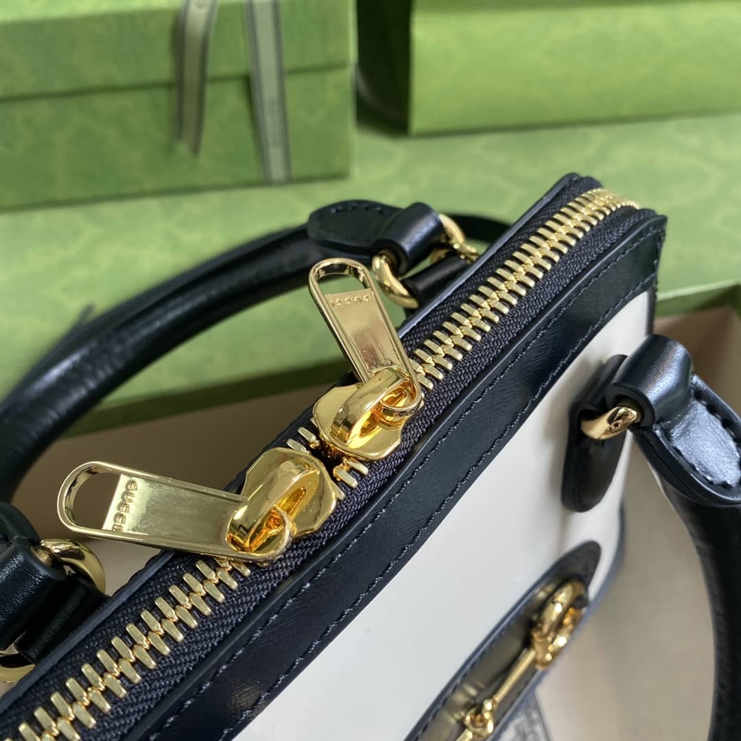 Gucci 1955 Horsebit GG Mini Top Handle Bag Replica 640716