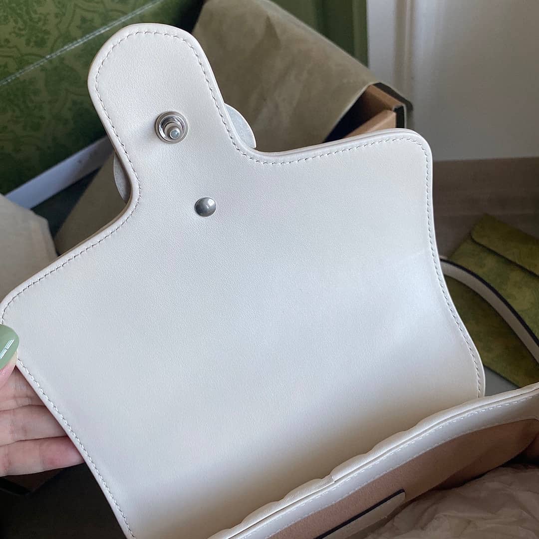 Gucci GG Marmont Canvas Mini Top Handle Crossbody Bag 583571 Replica