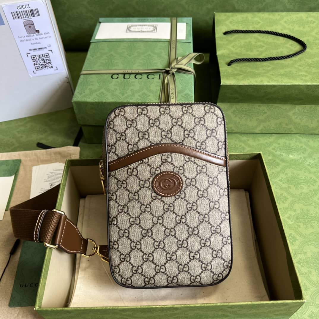 Gucci Sling Backpack With Interlocking G 696016 Replica Crossbody Bag