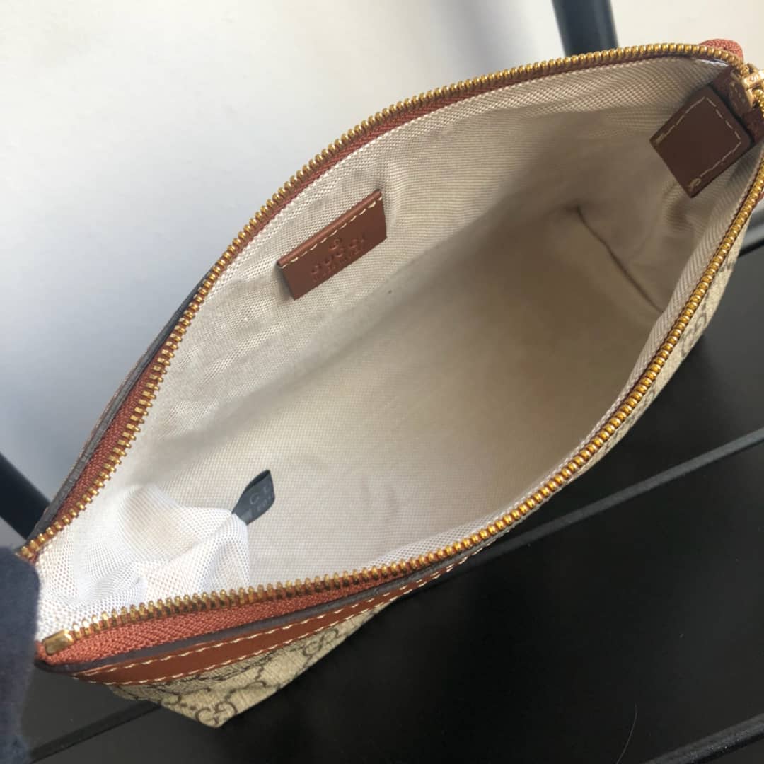 Best Replica Gucci Soft GG Supreme Baby Changing Bag Replica Brown 457356(ColaReps)