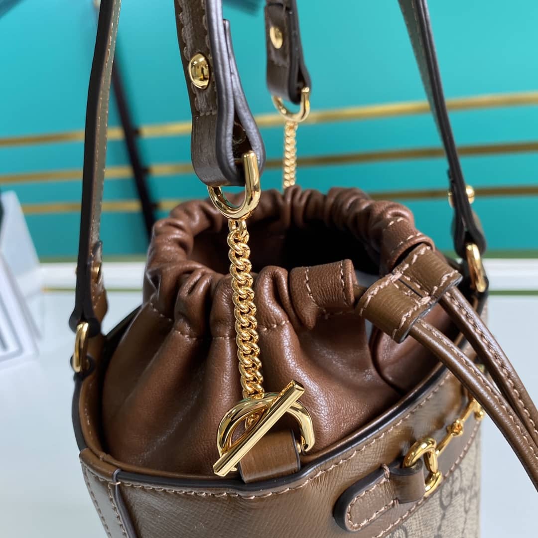 Gucci Horsebit 1955 Small Bucket Bag Replica 637115
