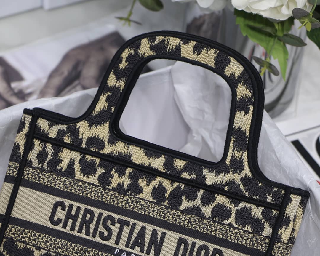 Christian Dior CD Book Embroidery Replica Tote