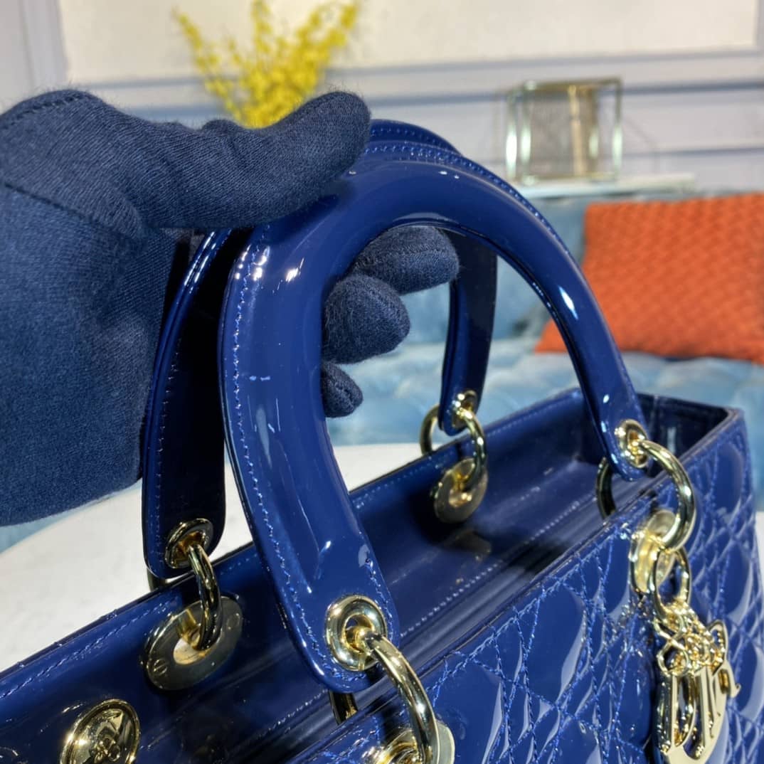 Lady Dior Dupe 32CM Replica Bag(Cola)