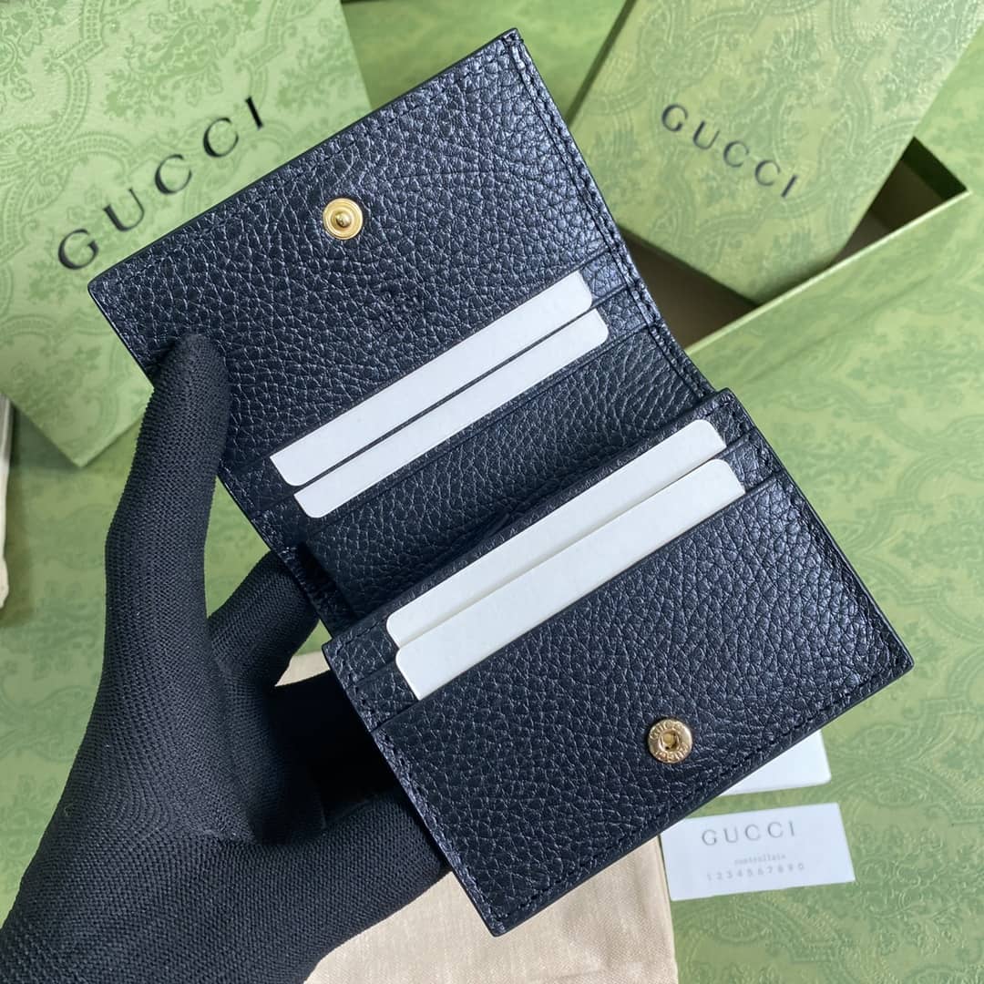 Gucci Marmont GG Card Case Wallet Replica 658610