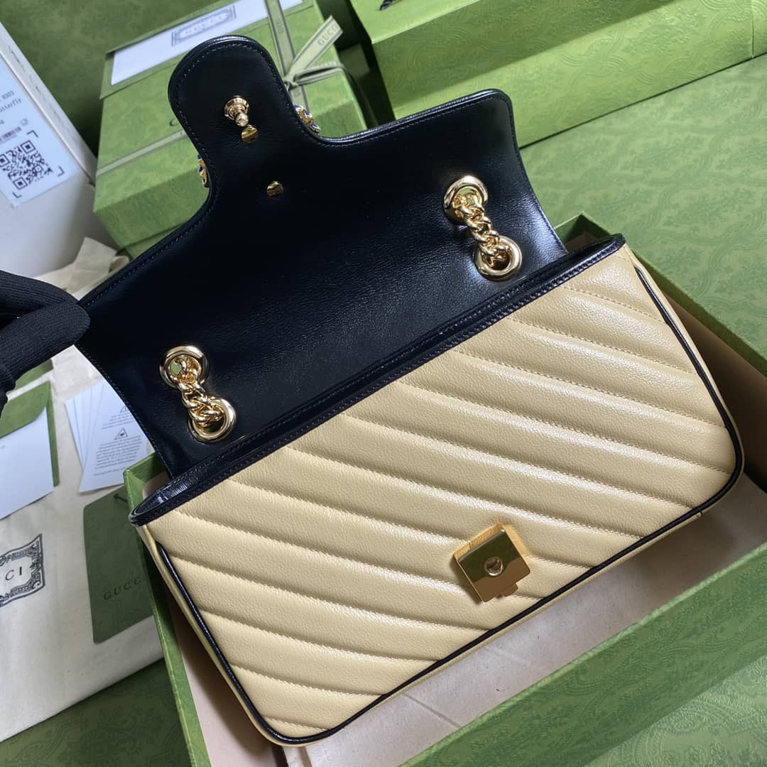 Gucci Marmont GG Small matelassé Shoulder Bag Replica 443497