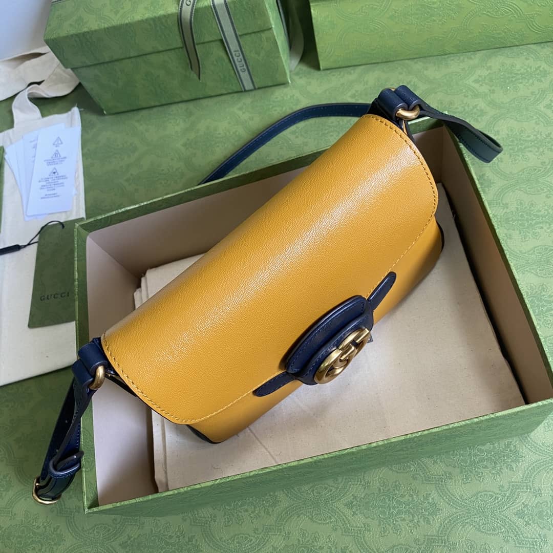 Gucci Double G Messenger Shoulder Bag Replica 648934