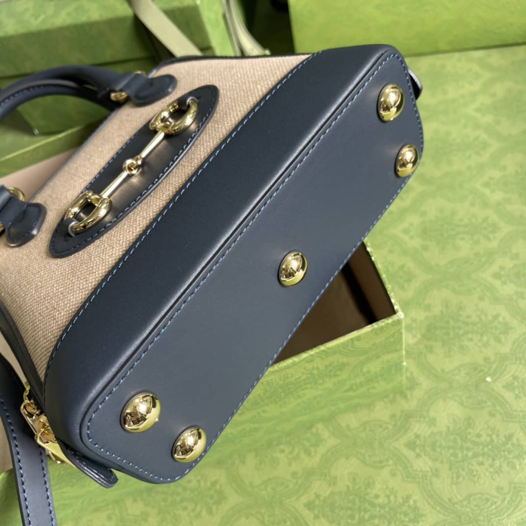 Gucci 1955 Horsebit GG Mini Top Handle Bag Replica 640716