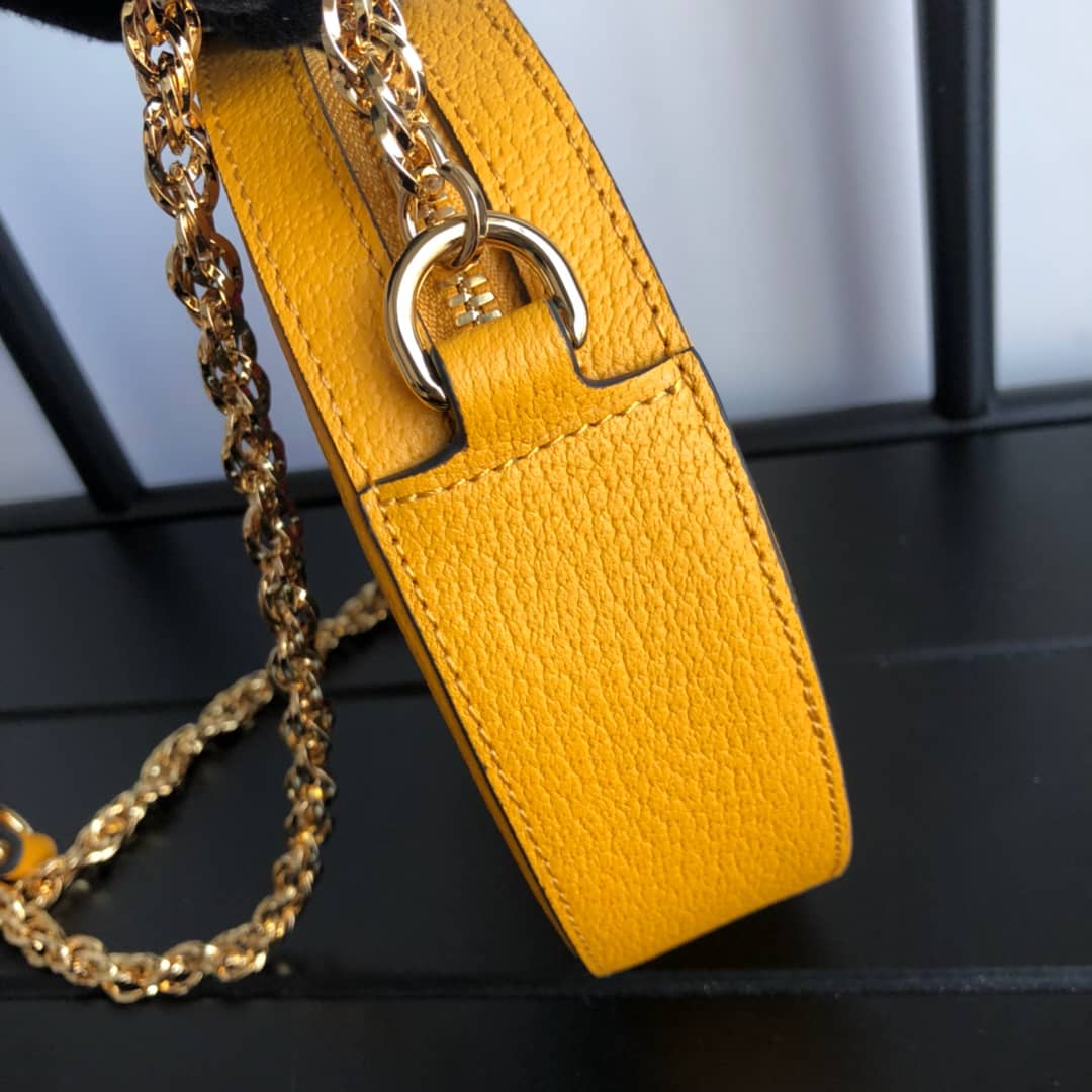 Gucci Ophidia GG Flora Mini Replica Backpack Yellow 598661
